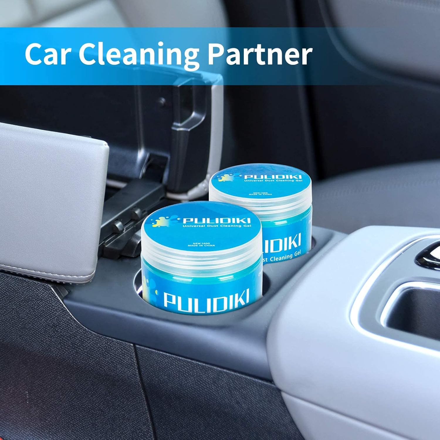 PULIDIKI Cleaning Gel for Car, Car Kit Universal Detailing Automotive Dust Crevice Cleaner Auto Air Vent Interior Detail Removal Putty Keyboard Vents, PC, Laptops, Cameras