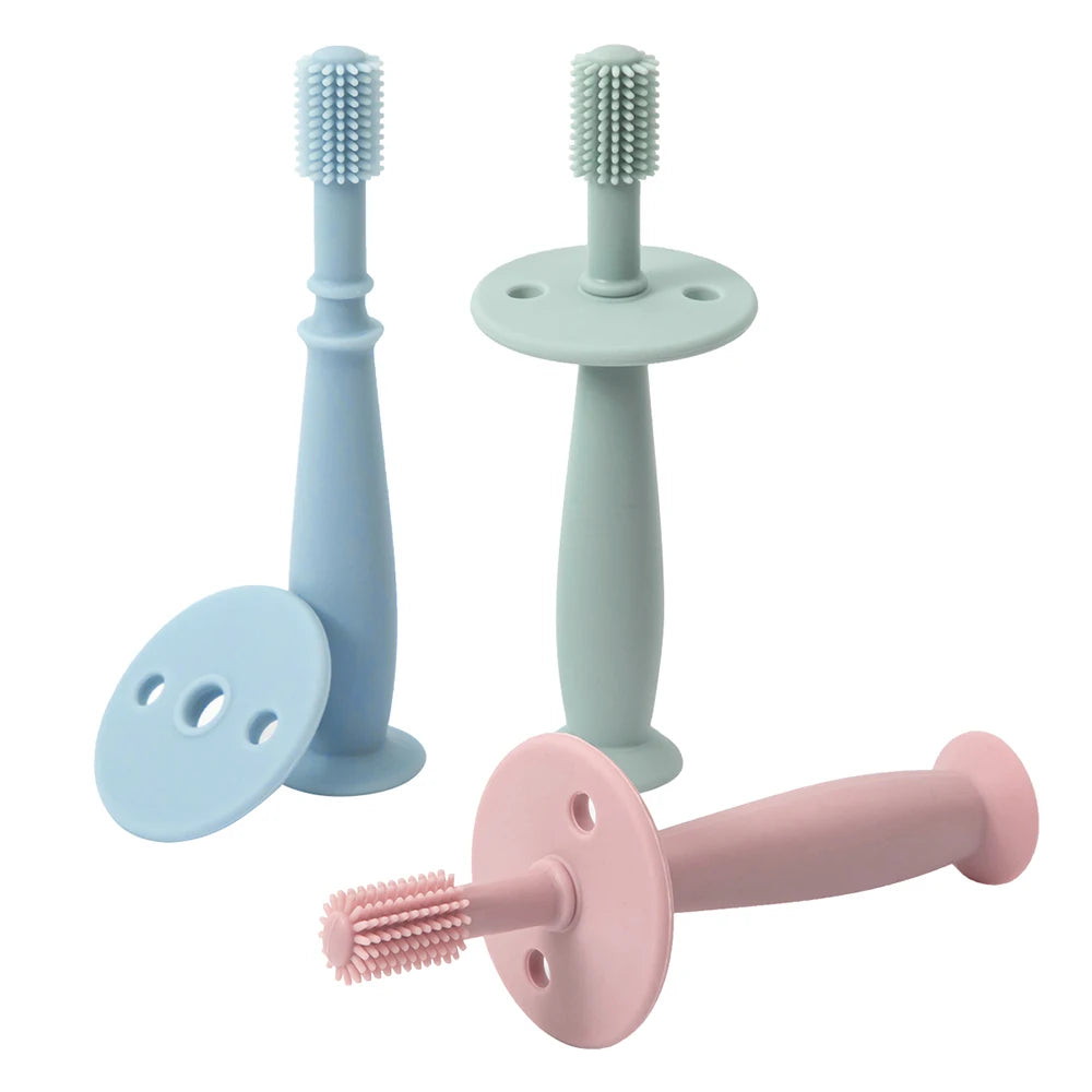 1PC Baby Soft Silicone Training Toothbrush Baby Children Dental Oral Care Tooth Brush Tool Baby kid tooth brush Infant items