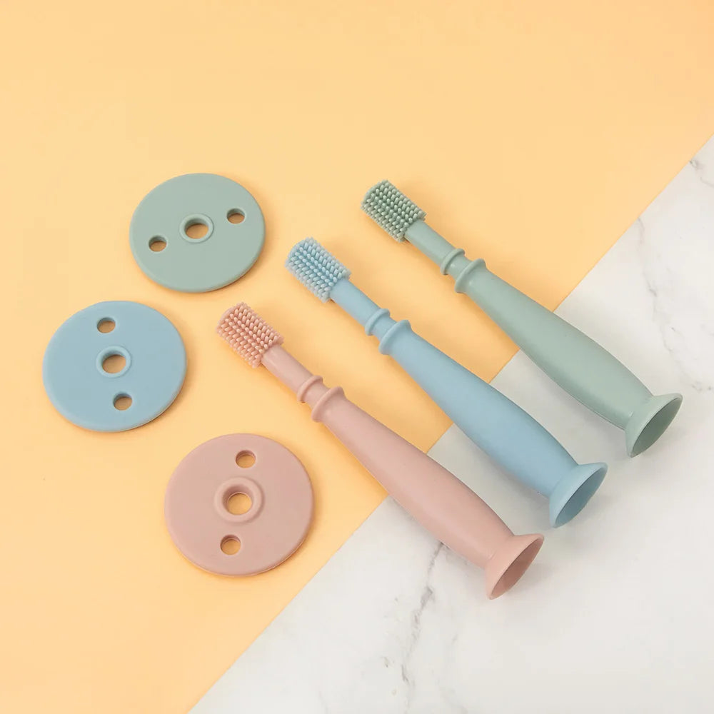 1PC Baby Soft Silicone Training Toothbrush Baby Children Dental Oral Care Tooth Brush Tool Baby kid tooth brush Infant items