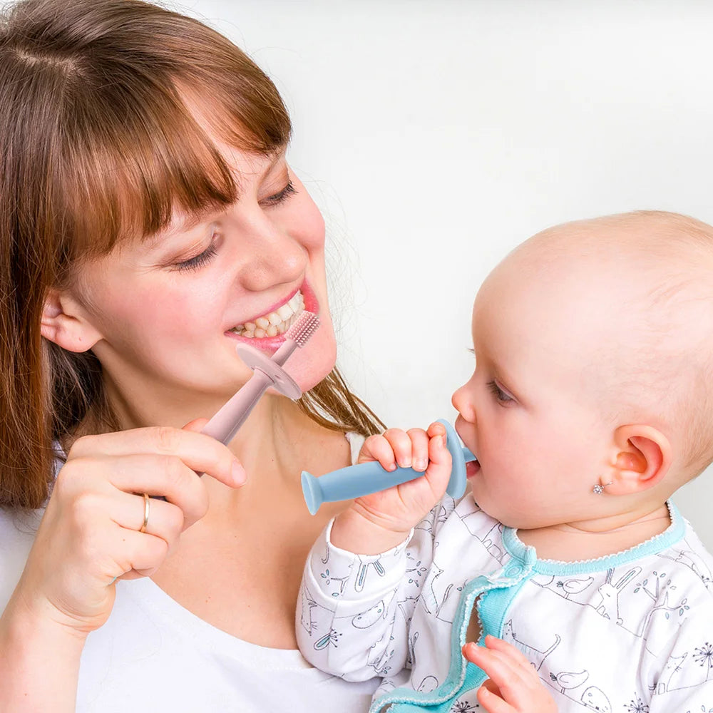 1PC Baby Soft Silicone Training Toothbrush Baby Children Dental Oral Care Tooth Brush Tool Baby kid tooth brush Infant items