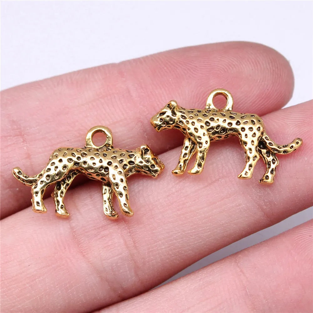 Jewelry And Accessories Leopard Charms Handmade Accessories 5pcs