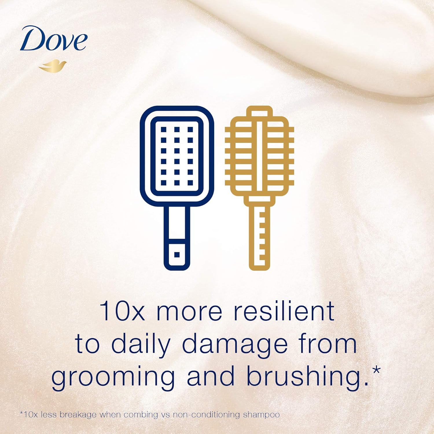 Dove Shampoo for Damaged Hair, Intensive Repair, Nourishing Care for up to 100 percent Healthy Looking Hair, 400ml (Pack of 2)