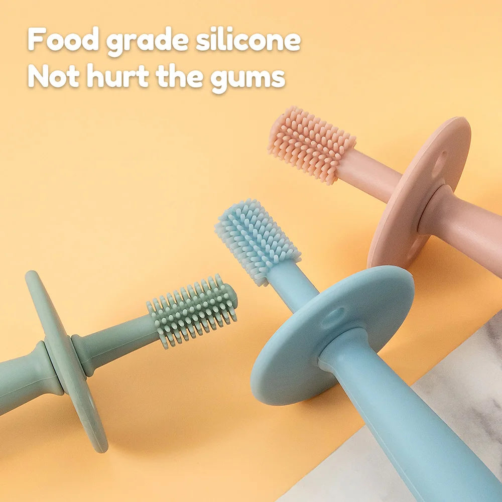 1PC Baby Soft Silicone Training Toothbrush Baby Children Dental Oral Care Tooth Brush Tool Baby kid tooth brush Infant items
