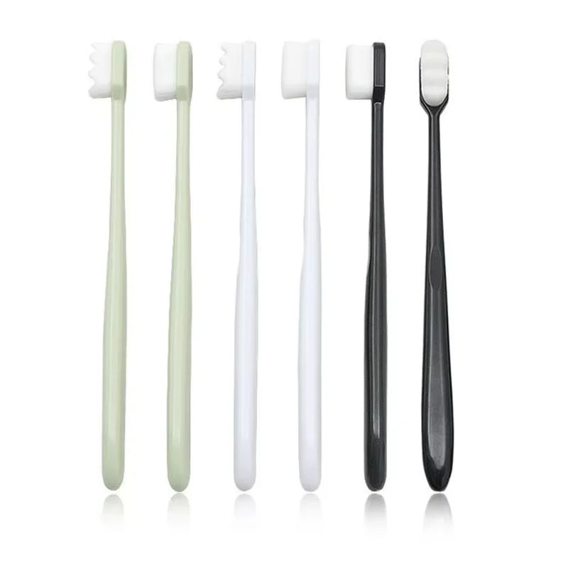 Ultra-fine Toothbrushes Wave Nano Million Bristles Micro Soft Tooth Brush With Holder Portable Tooth Brush Oral Hygiene Tools